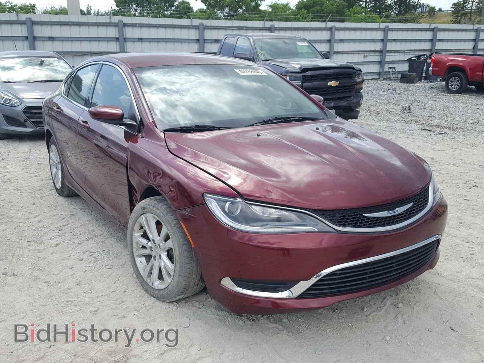 Фотография 1C3CCCAB3GN140809 - CHRYSLER 200 2016