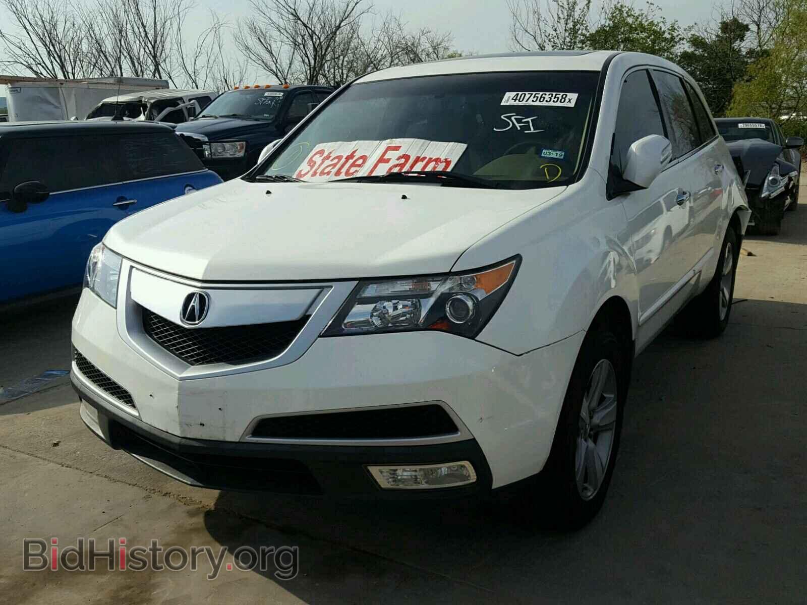 2012 ACURA MDX - VIN: 2HNYD2H22CH509851 - Фото 2