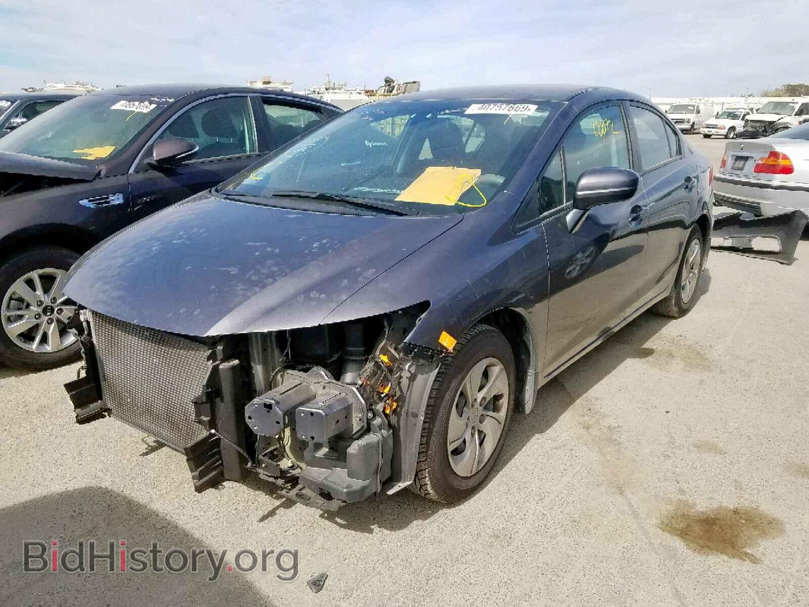 2014 HONDA CIVIC LX - VIN: 19XFB2F5XEE256793 - Фото 2