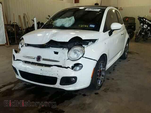 2012 FIAT 500 - VIN: 3C3CFFBR8CT113734 - Фото 2