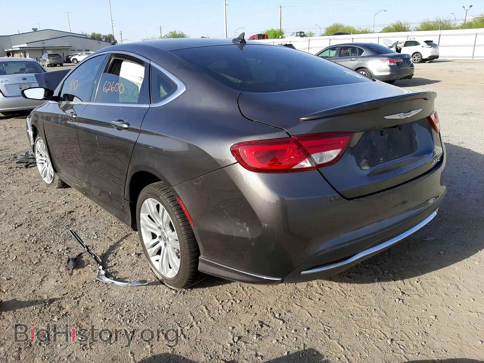 2016 CHRYSLER 200 - VIN: 1C3CCCCB9GN100859 - Фото 3