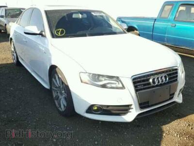 2012 Audi A4, белый — VIN WAUFFAFL0CA120151, Copart