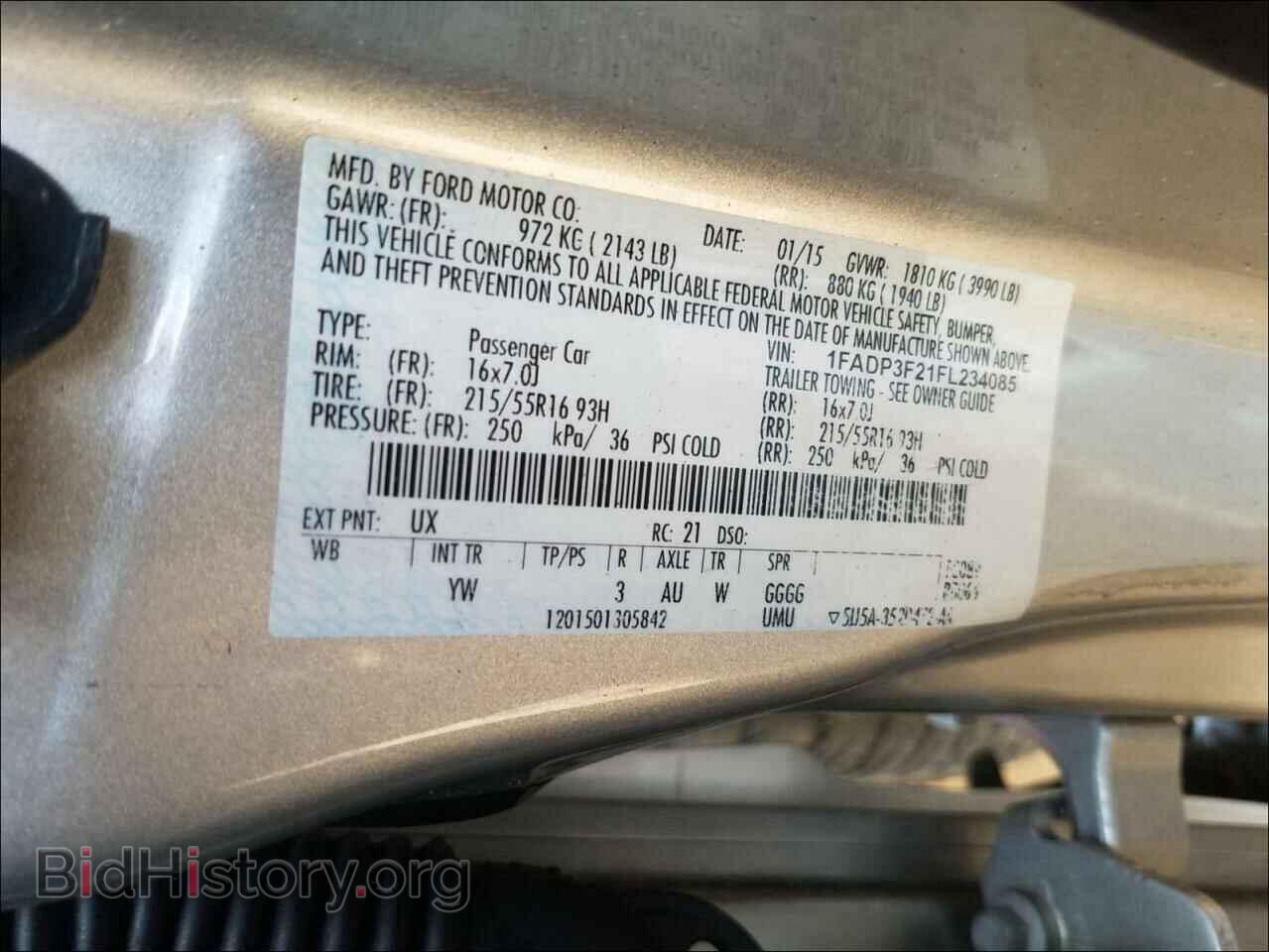 2015 FORD FOCUS - VIN: 1FADP3F21FL234085 - Photo 10