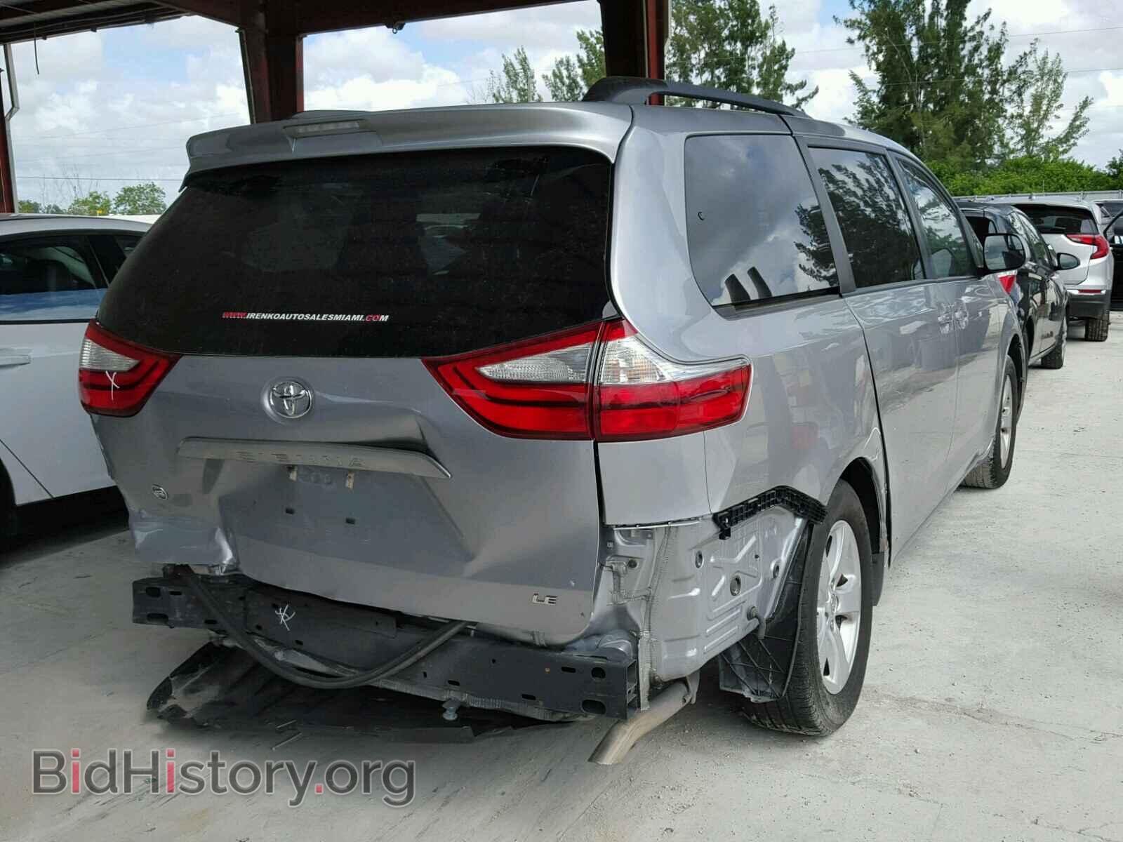 2015 TOYOTA SIENNA LE - VIN: 5TDKK3DC3FS585607 - Фото 4