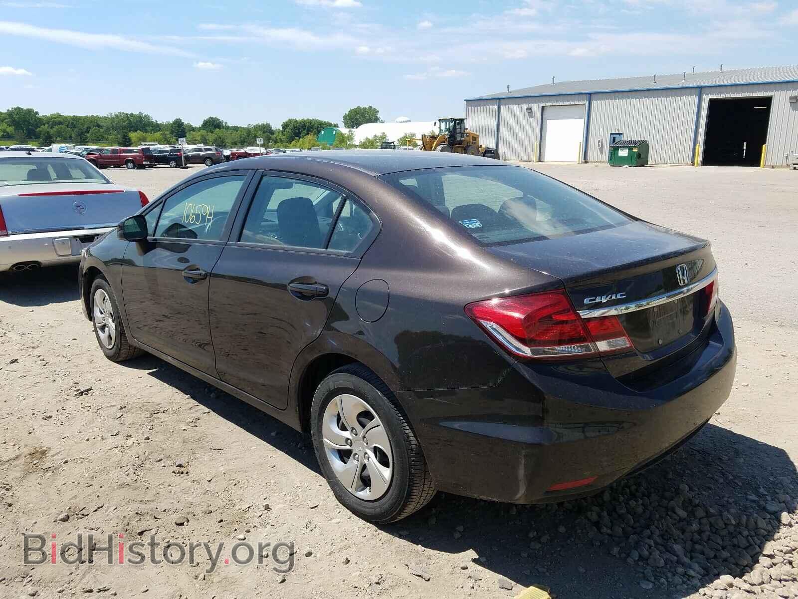 2013 HONDA CIVIC - VIN: 2HGFB2F54DH593528 - Фото 3