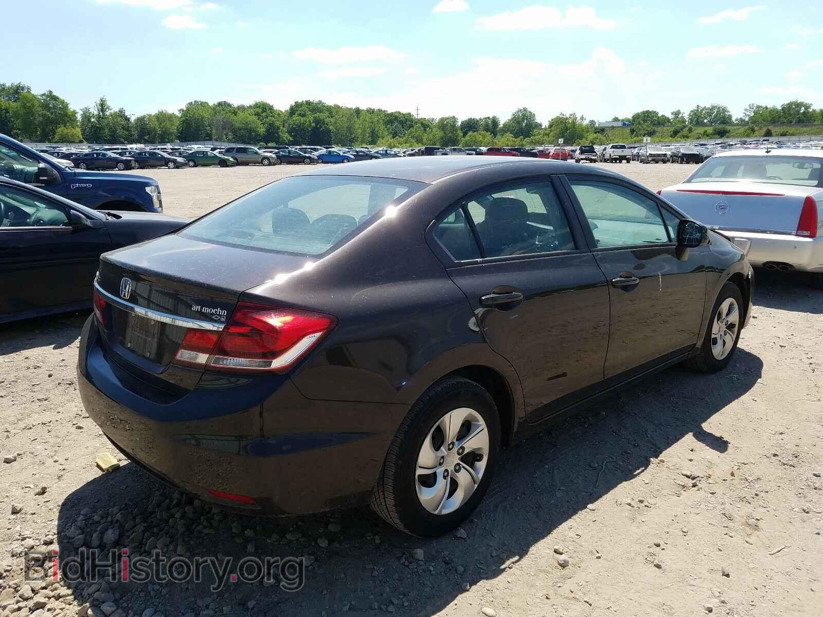 2013 HONDA CIVIC - VIN: 2HGFB2F54DH593528 - Фото 4