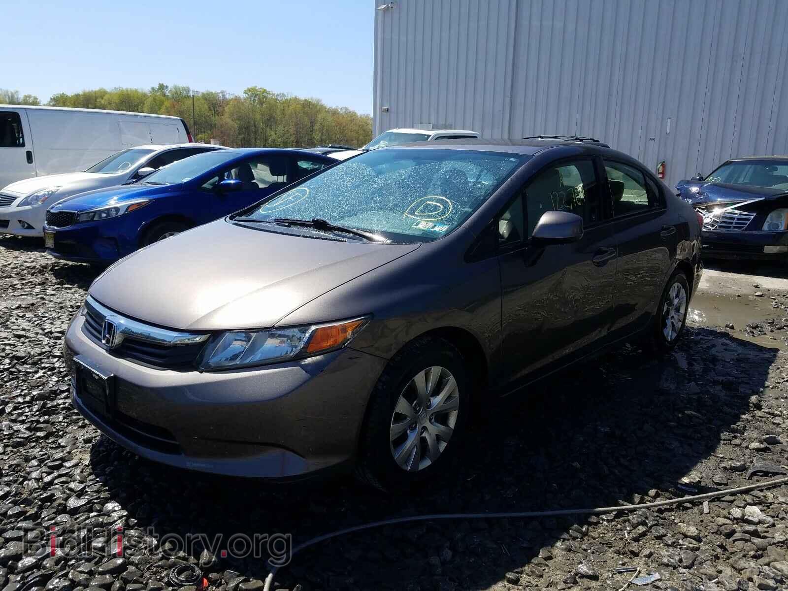2012 HONDA CIVIC - VIN: 19XFB2F59CE380454 - Фото 2