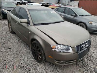 2007 Audi A4 A4 2, tan — VIN WAUAF78E97A069007, Copart