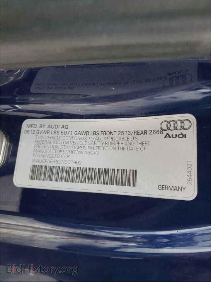 2013 AUDI A5 - VIN: WAUCFAFH9DN002902 - Photo 10
