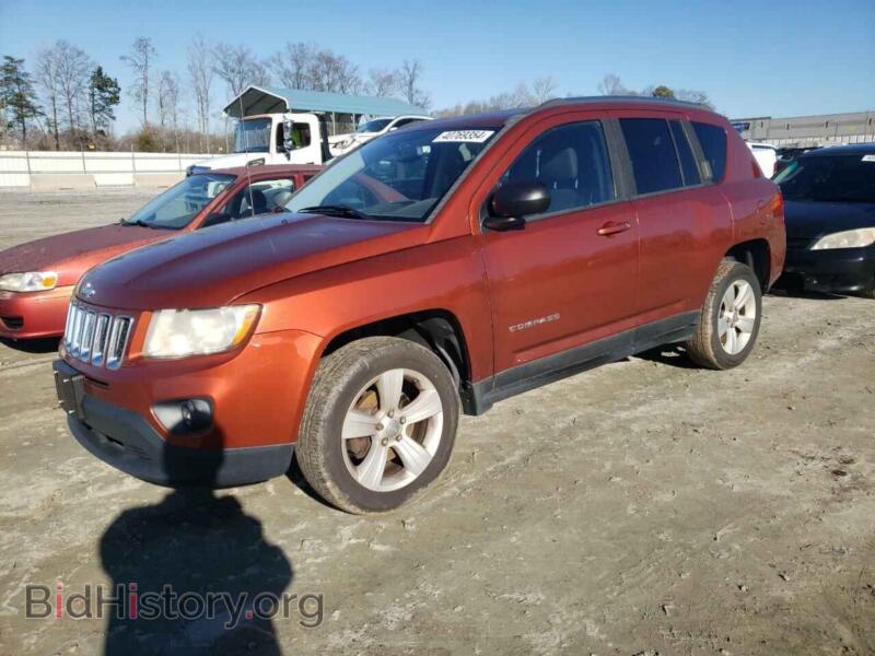 2012 Jeep COMPASS Latitude (VIN 1C4NJDEB0CD686879) — photo 1 of 13, Copart, damage: front end