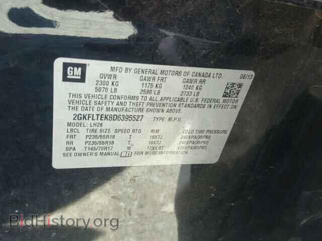 2013 GMC TERRAIN - VIN: 2GKFLTEK8D6395527 - Photo 10