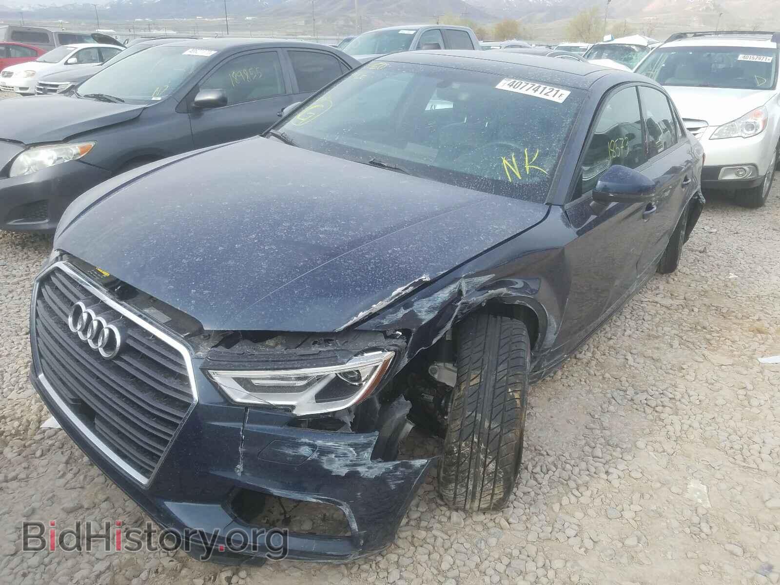 2018 AUDI A3 - VIN: WAUAUGFFXJ1014414 - Фото 2