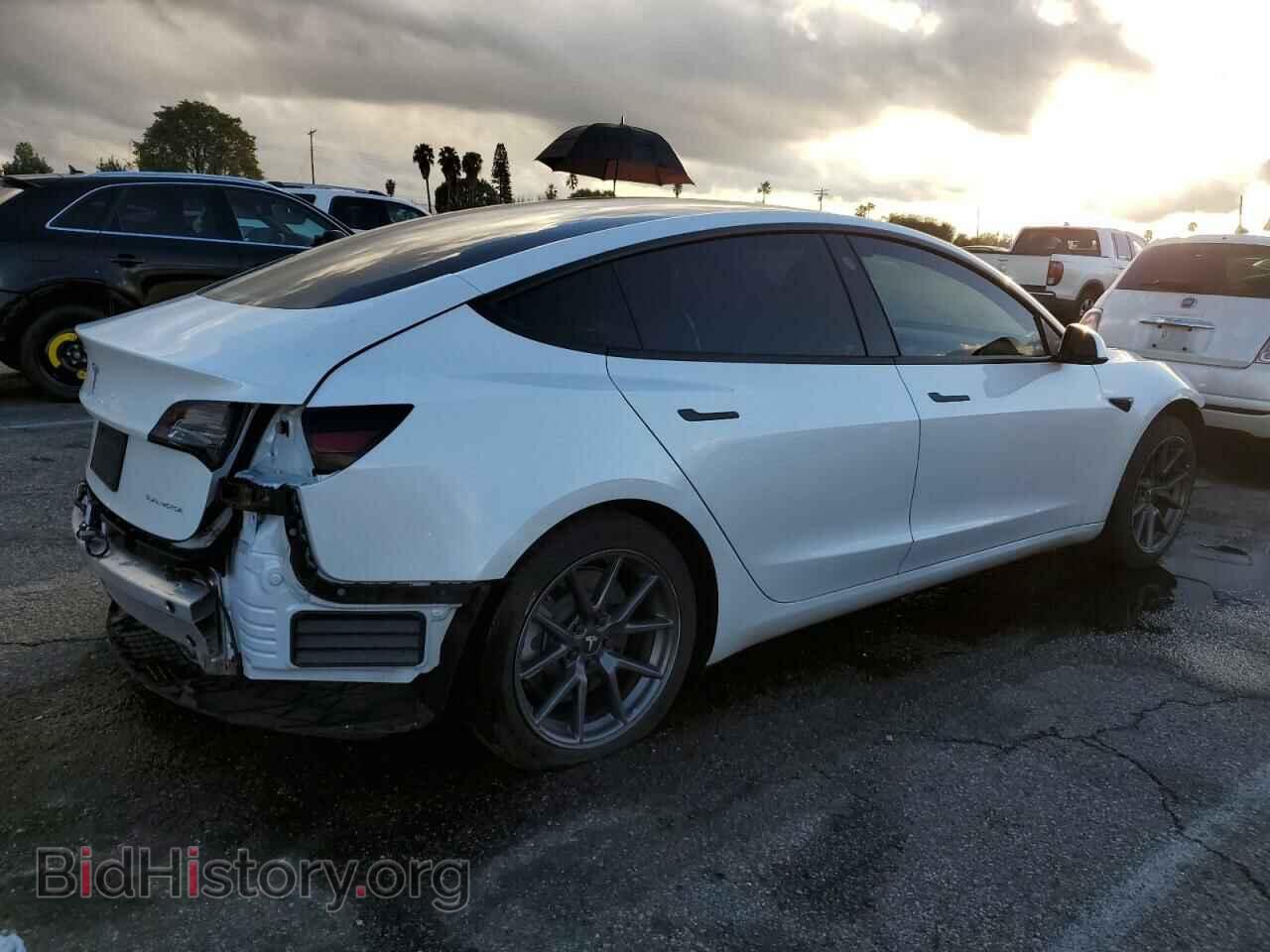 2022 TESLA MODEL 3 - VIN: 5YJ3E1EB2NF163675 - Фото 3