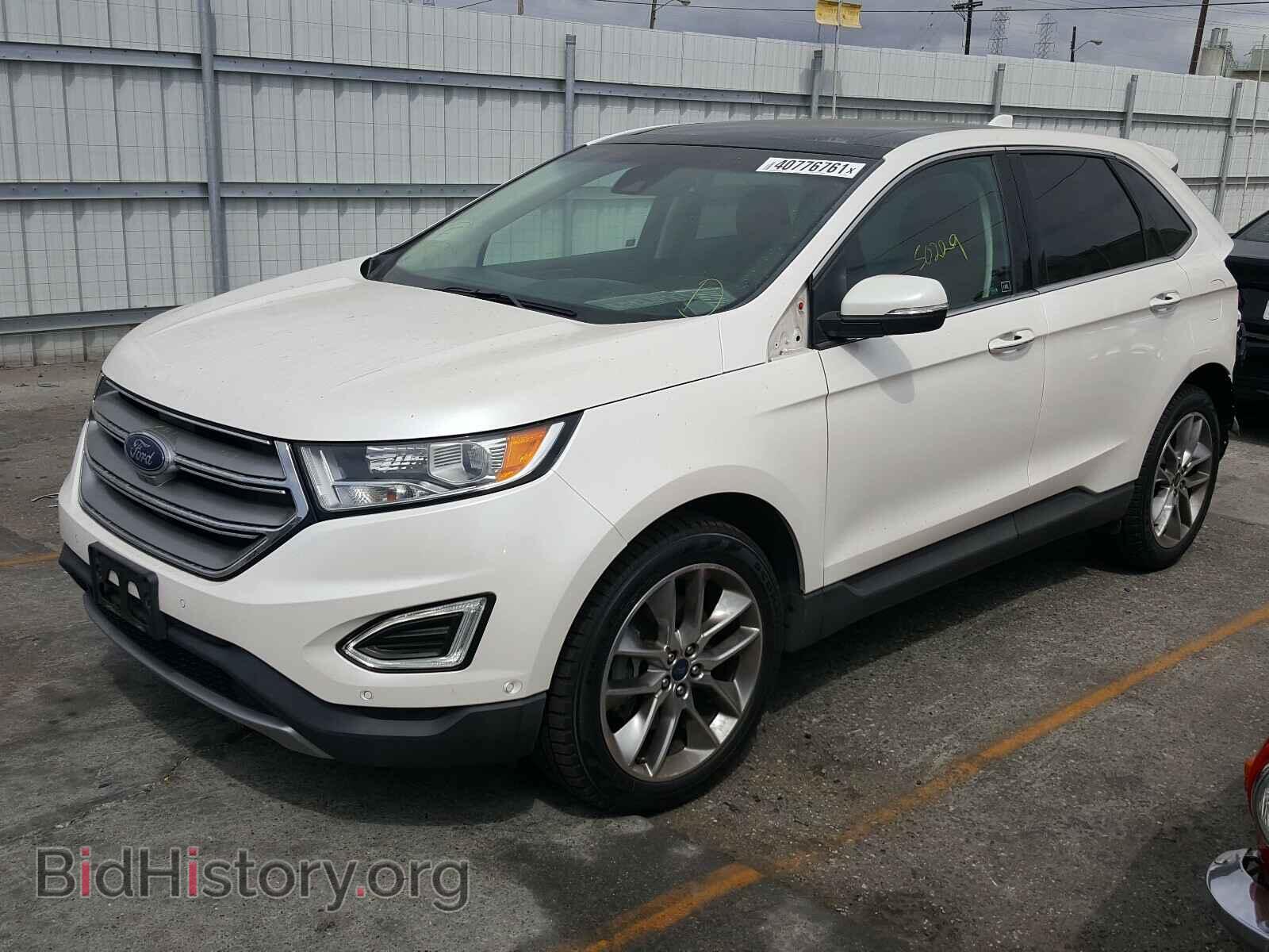 2015 FORD EDGE - VIN: 2FMPK3K85FBB73948 - Фото 2