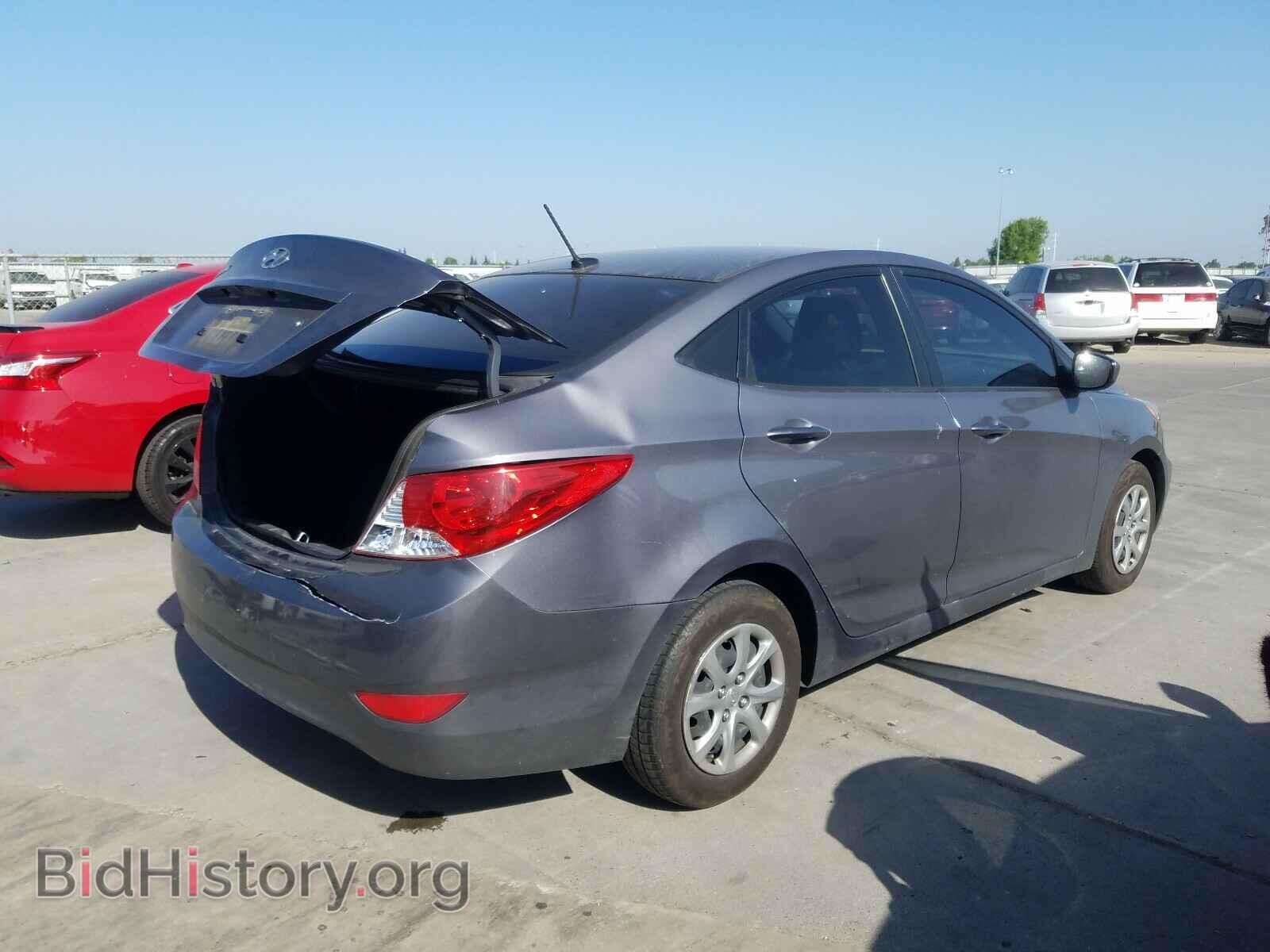 2014 HYUNDAI ACCENT - VIN: KMHCT4AE9EU713593 - Фото 4