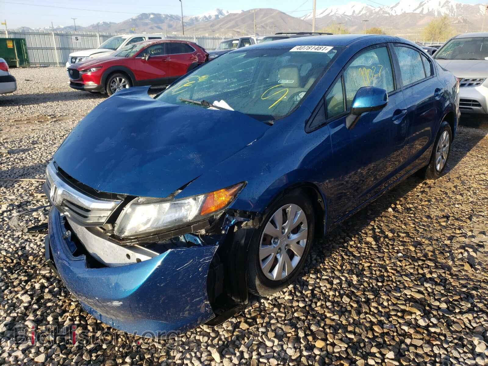 2012 HONDA CIVIC - VIN: 2HGFB2F55CH534552 - Фото 2