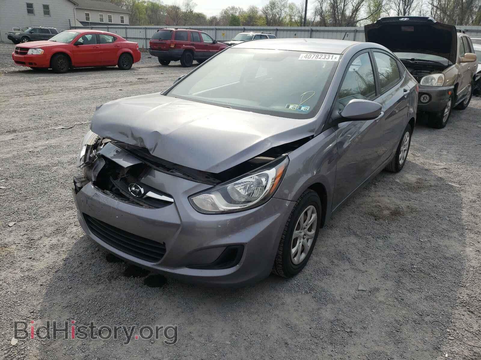 2013 HYUNDAI ACCENT - VIN: KMHCT4AE5DU568809 - Фото 2