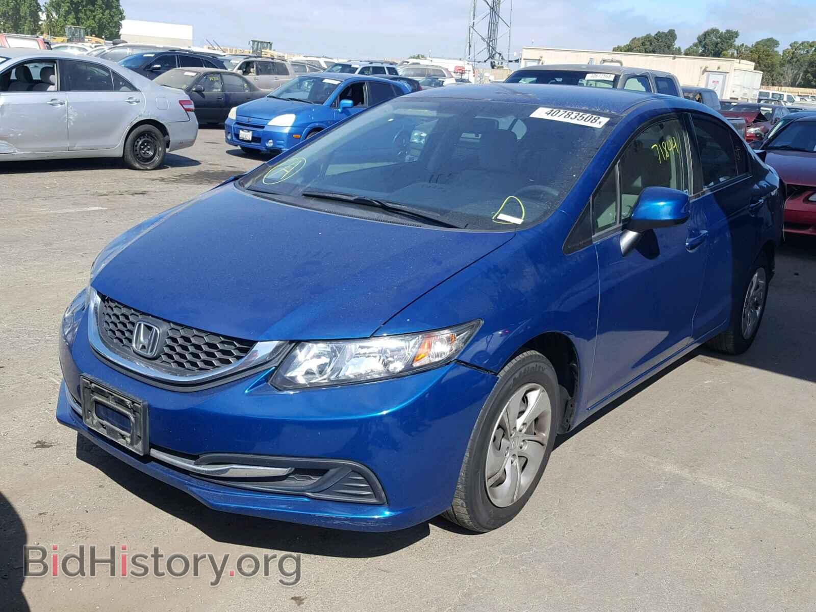2013 HONDA CIVIC - VIN: 19XFB2F57DE229727 - Фото 2