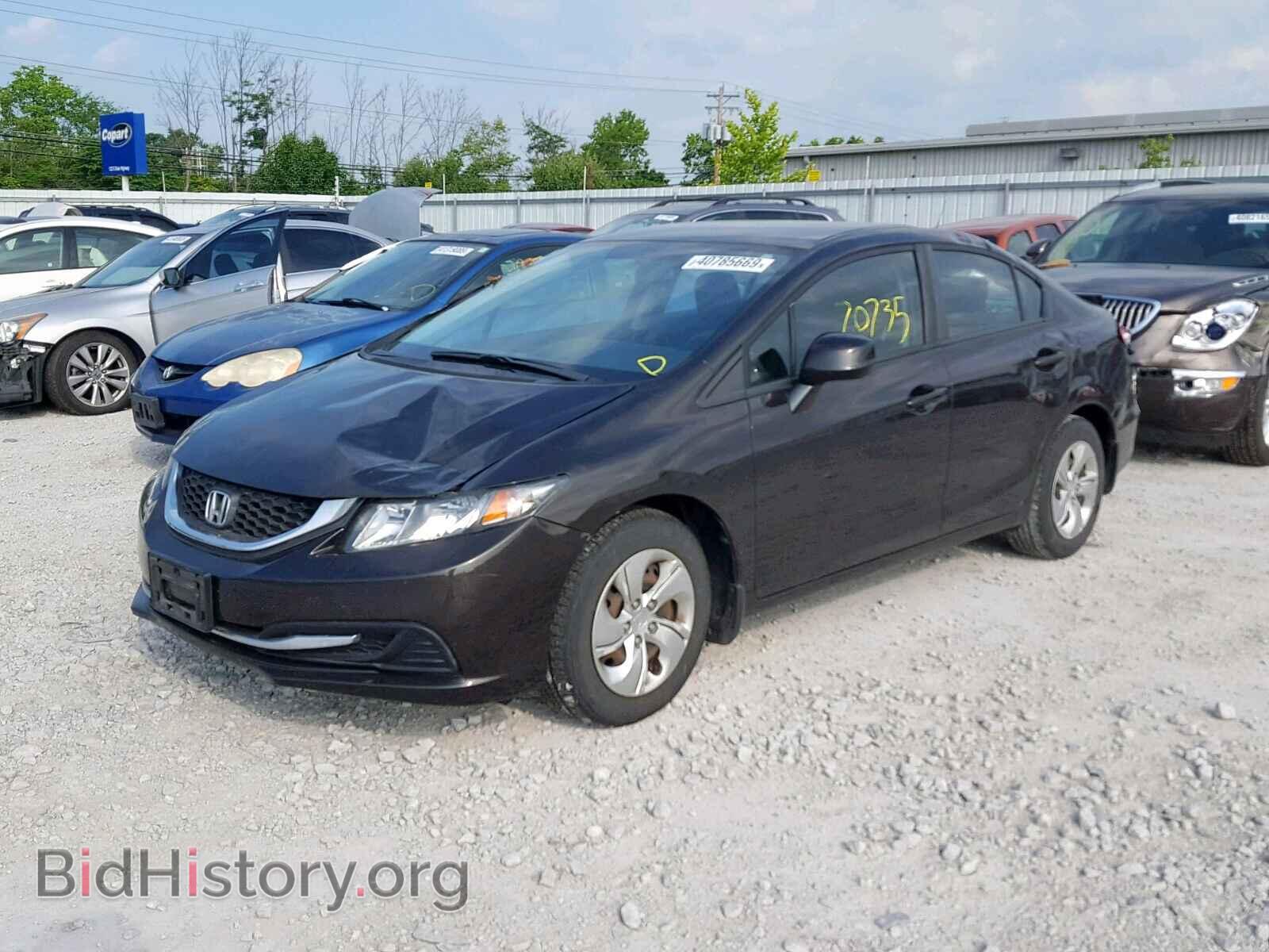 2013 HONDA CIVIC LX - VIN: 19XFB2F54DE002009 - Фото 2