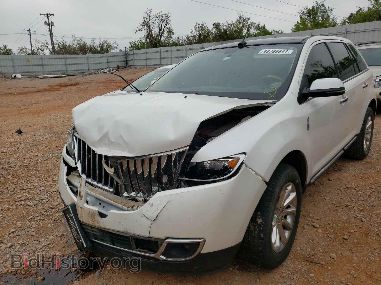 2013 LINCOLN MKX - VIN: 2LMDJ6JK2DBL15565 - Фото 2