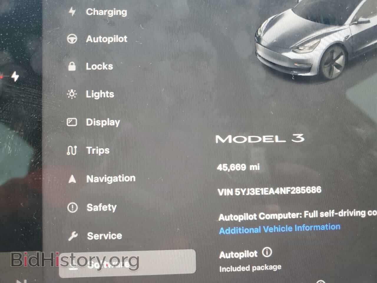 2022 TESLA MODEL 3 - VIN: 5YJ3E1EA4NF285686 - Фото 9