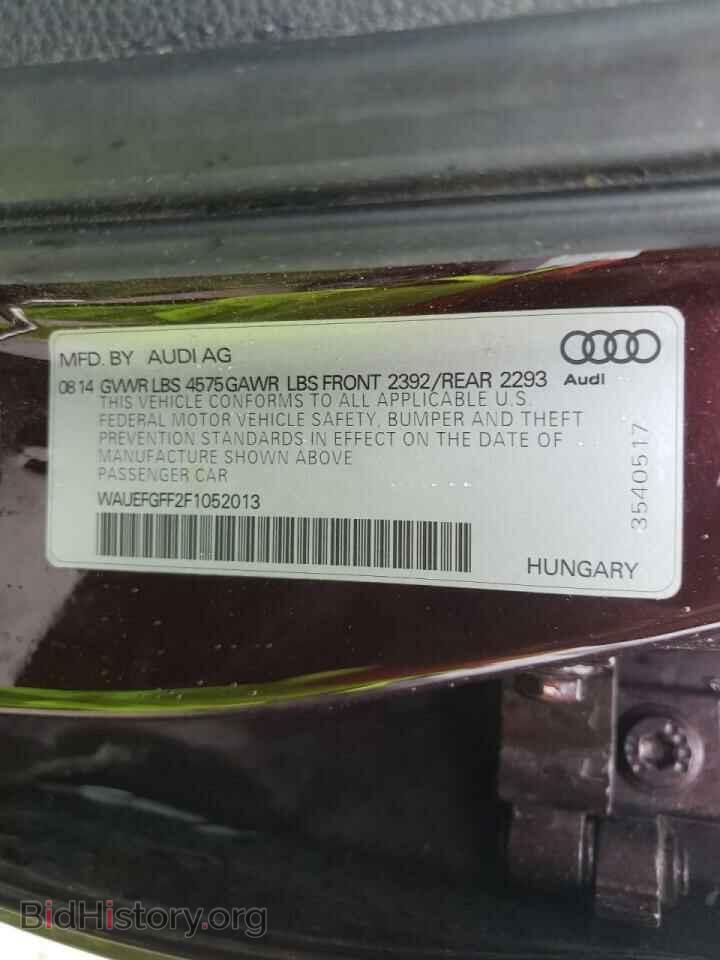 2015 AUDI A3 - VIN: WAUEFGFF2F1052013 - Фото 10