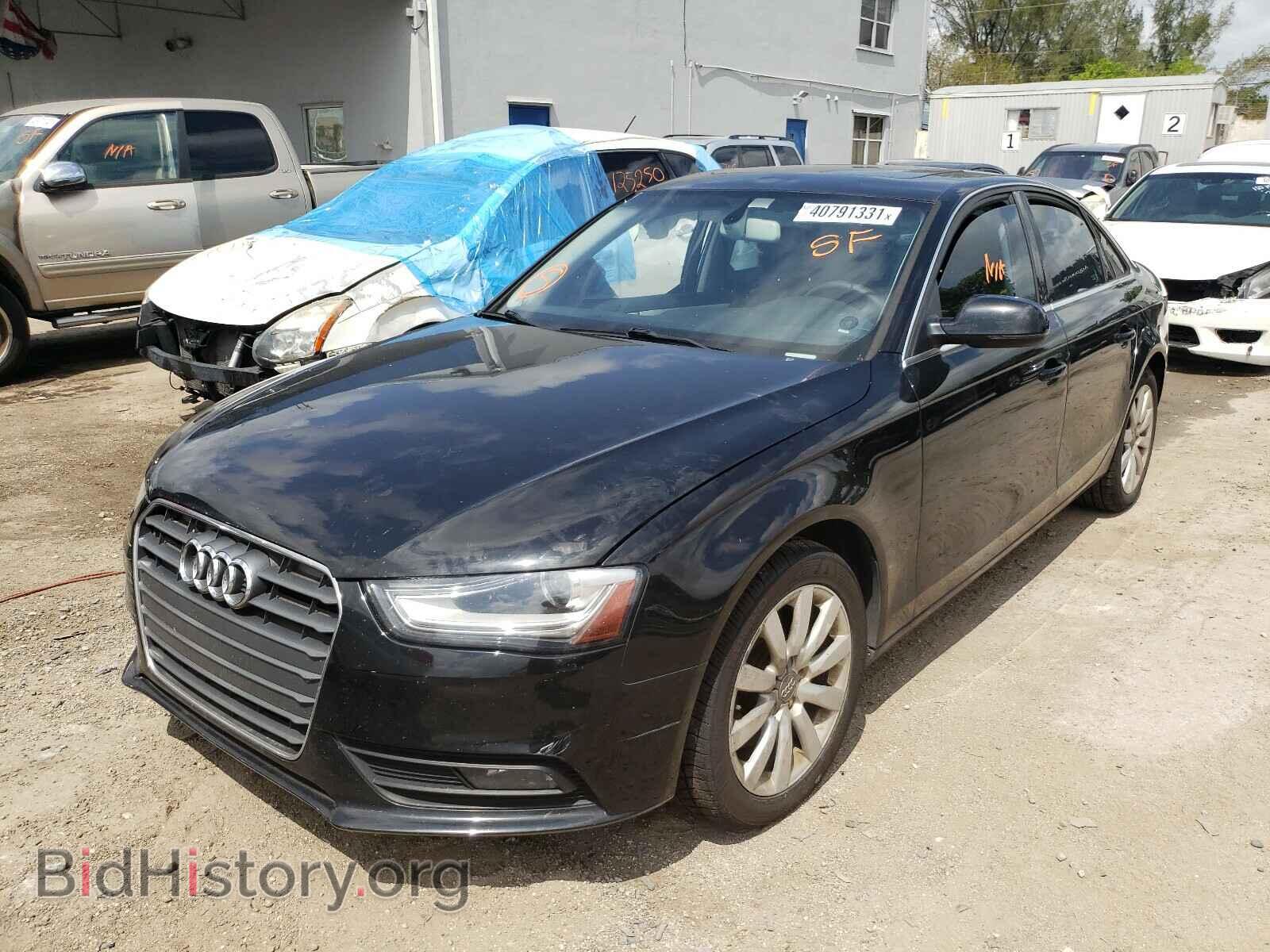2013 AUDI A4 - VIN: WAUAFAFL7DN025266 - Фото 2