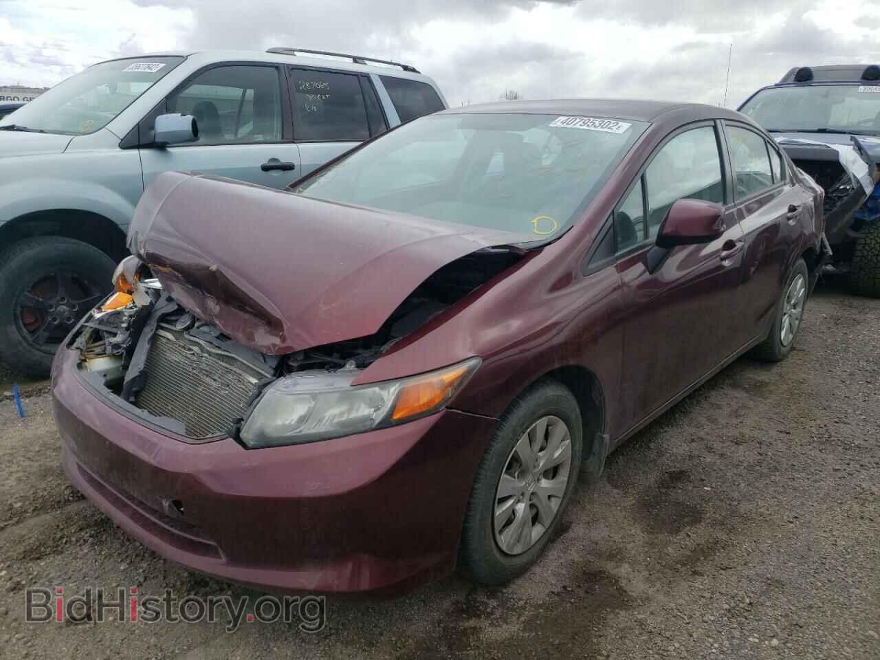2012 HONDA CIVIC - VIN: 2HGFB2F43CH034980 - Фото 2