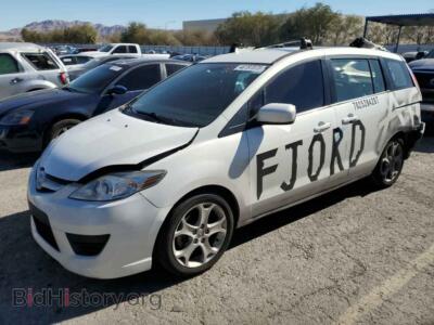 2010 Mazda 5, белый — VIN JM1CR2W30A0362444, Copart