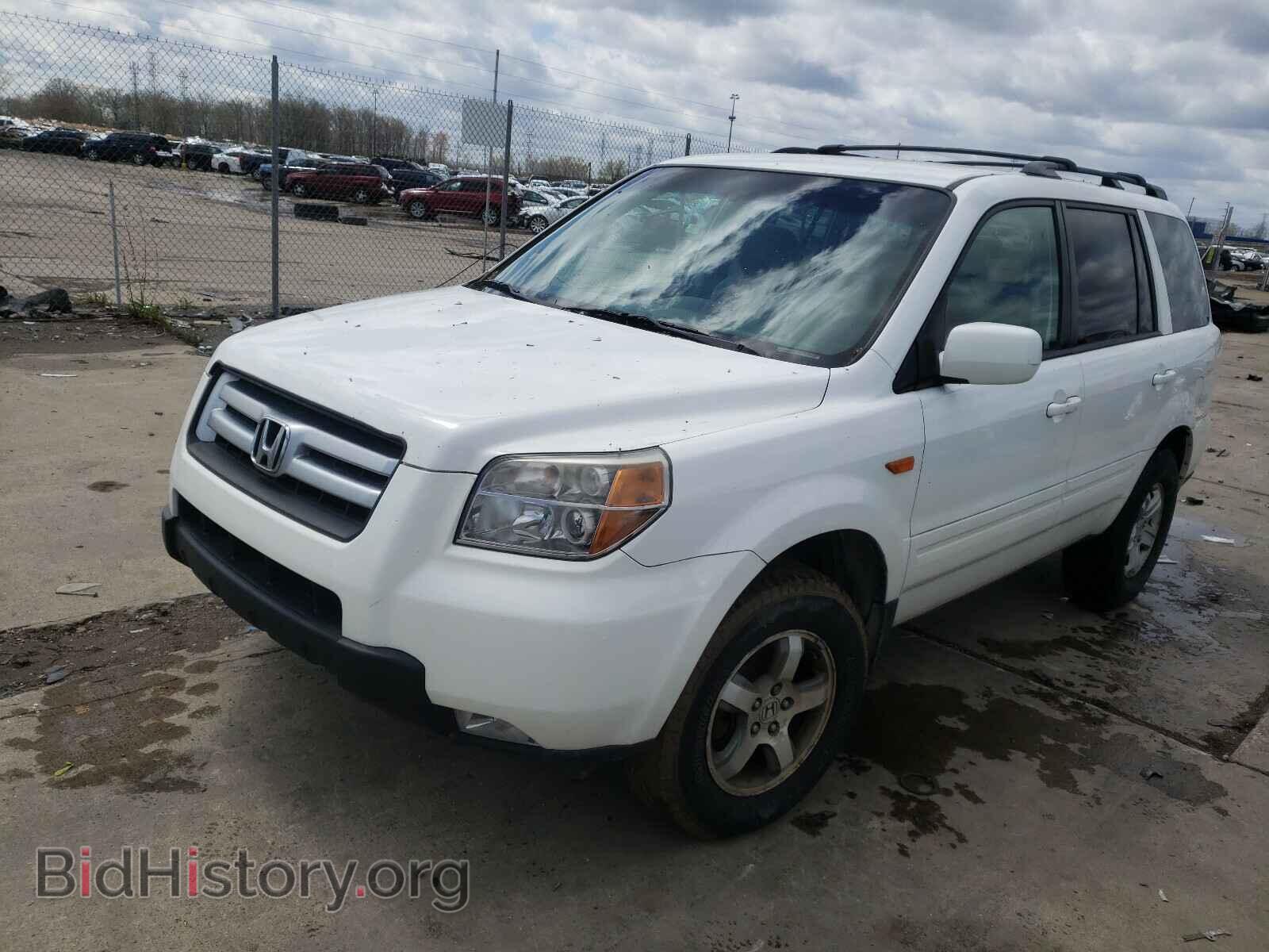 2007 HONDA PILOT - VIN: 2HKYF18467H000810 - Фото 2