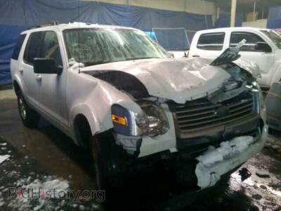 2010 Ford EXPLORER Explorer X, белый — VIN 1FMEU6DE9AUA98504, Copart