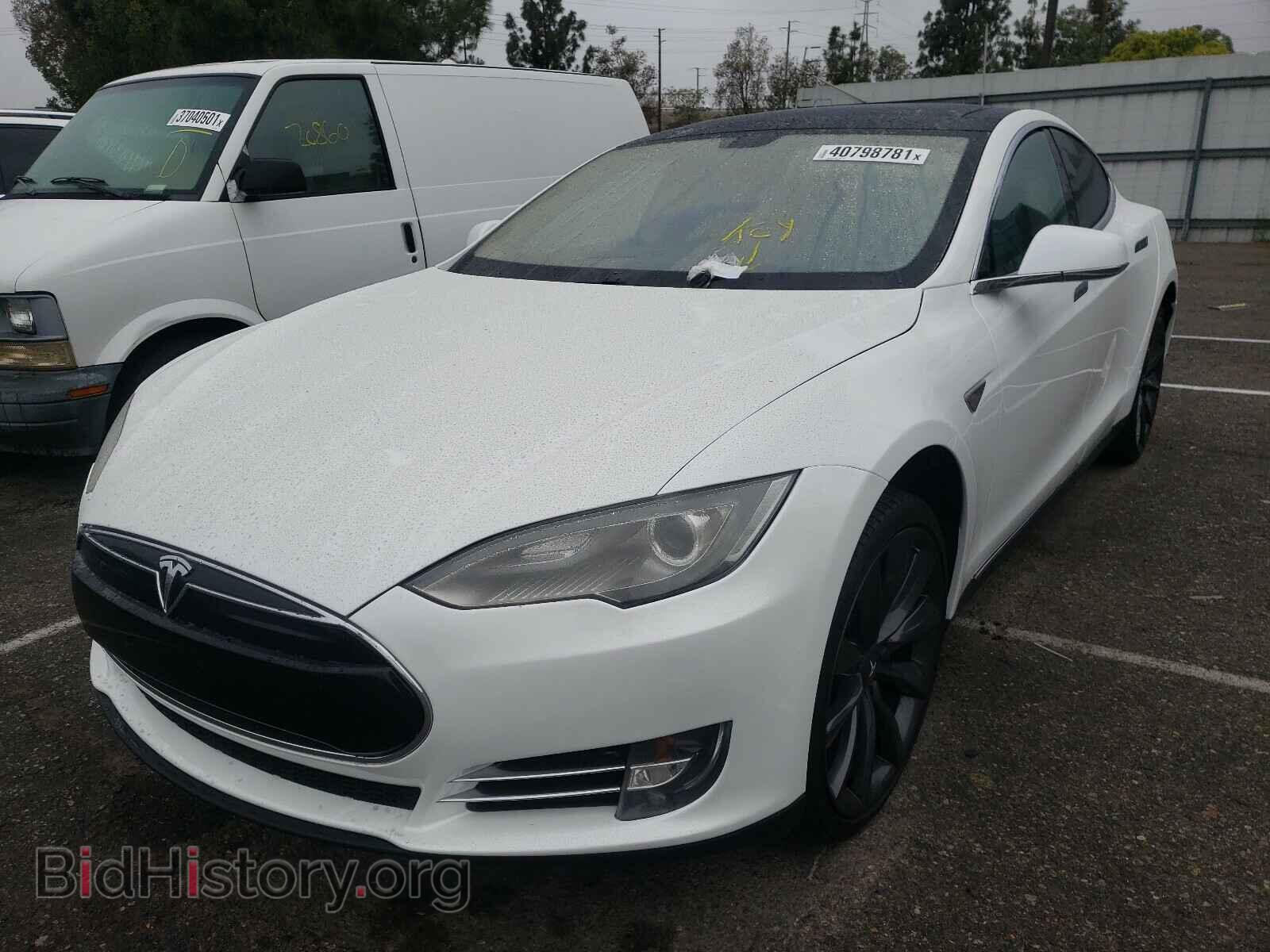 2012 TESLA MODEL S - VIN: 5YJSA1DP9CFS00917 - Photo 2