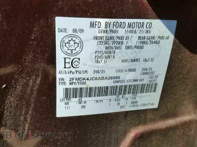 2010 FORD EDGE - VIN: 2FMDK4JC6ABA26089 - Photo 10
