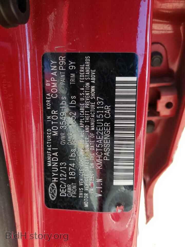 2014 HYUNDAI ACCENT - VIN: KMHCT5AE2EU151137 - Фото 12