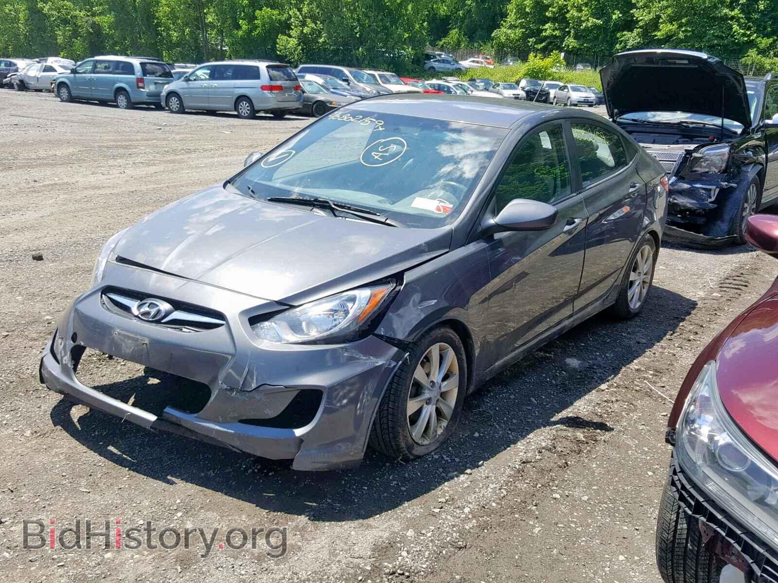 2012 HYUNDAI ACCENT - VIN: KMHCU4AE4CU129371 - Фото 2