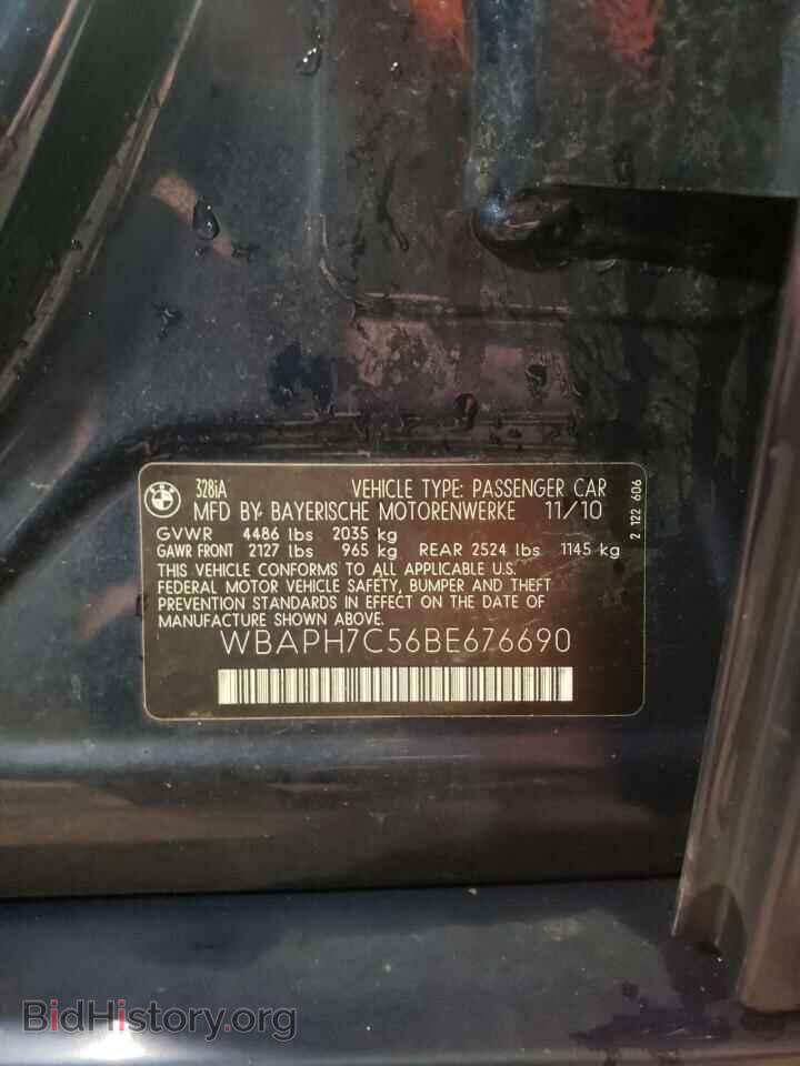 2011 BMW 3 SERIES - VIN: WBAPH7C56BE676690 - Фото 12