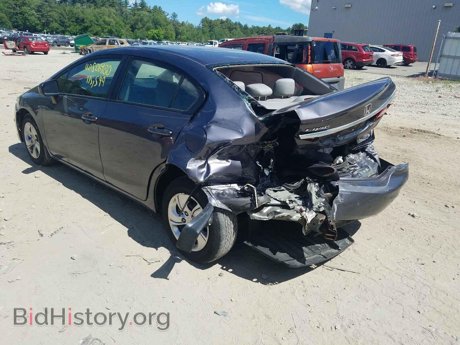 2014 HONDA CIVIC - VIN: 19XFB2F58EE233500 - Фото 3
