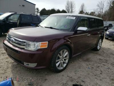 2011 Ford FLEX, burgundy — VIN 2FMHK6DC6BBD36902, Copart