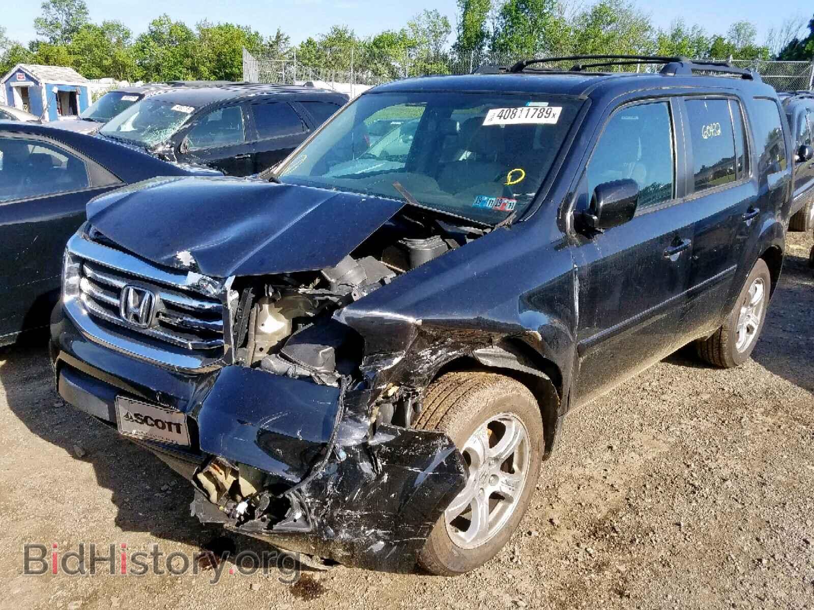 2013 HONDA PILOT EXL - VIN: 5FNYF4H57DB054606 - Фото 2