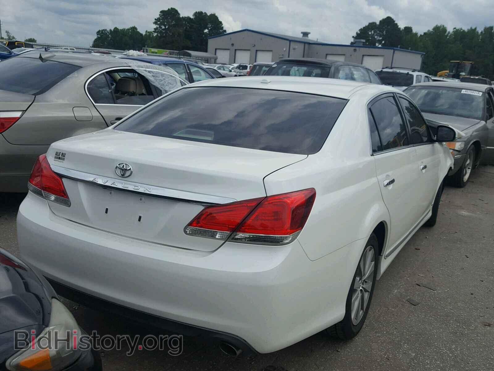 2011 TOYOTA AVALON - VIN: 4T1BK3DB3BU405888 - Фото 4