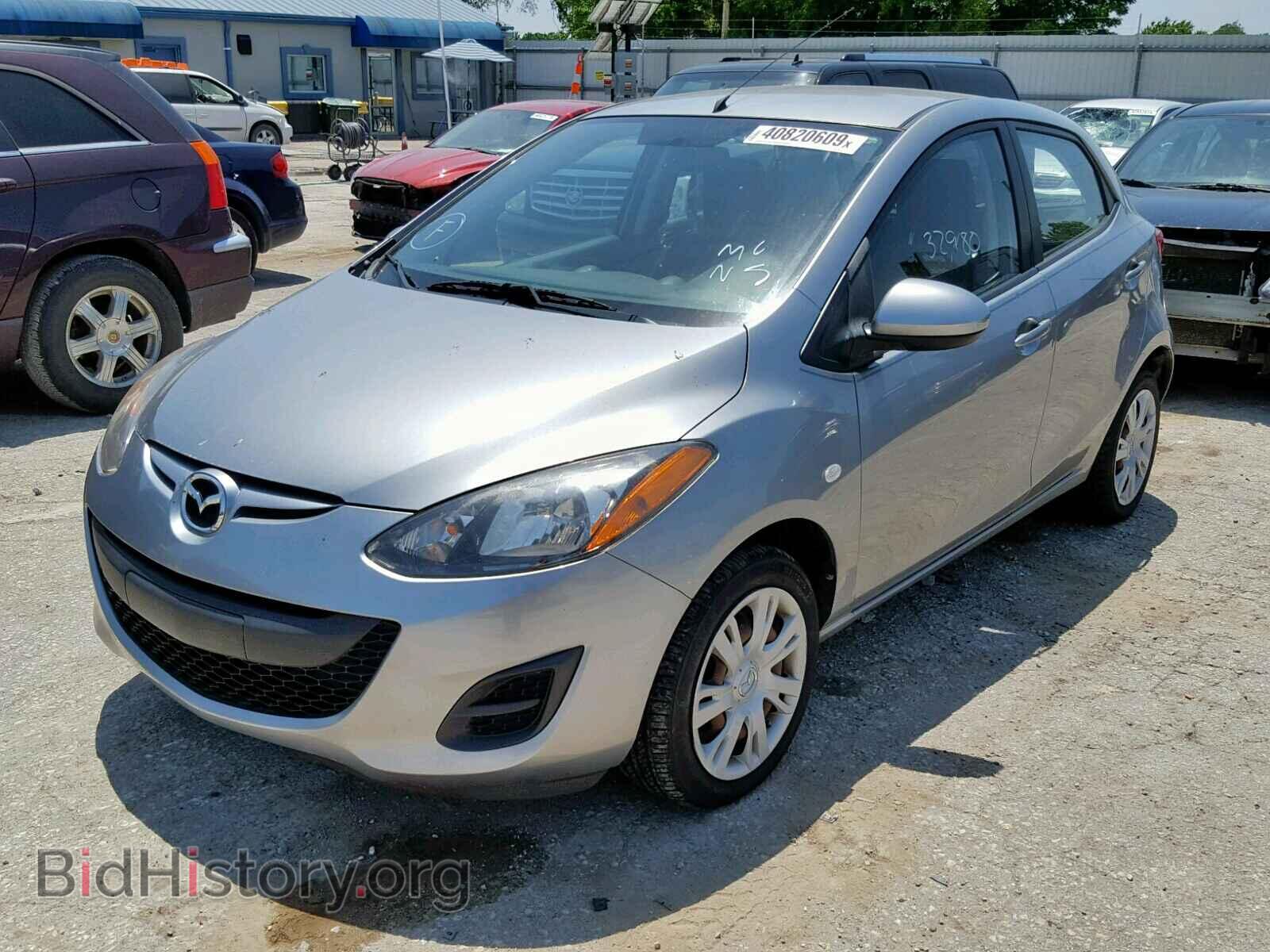 2013 MAZDA 2 - VIN: JM1DE1KY3D0154378 - Фото 2