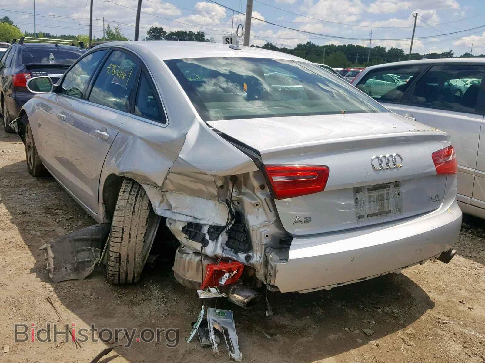 2012 AUDI A6 - VIN: WAUGGAFC5CN161272 - Фото 3
