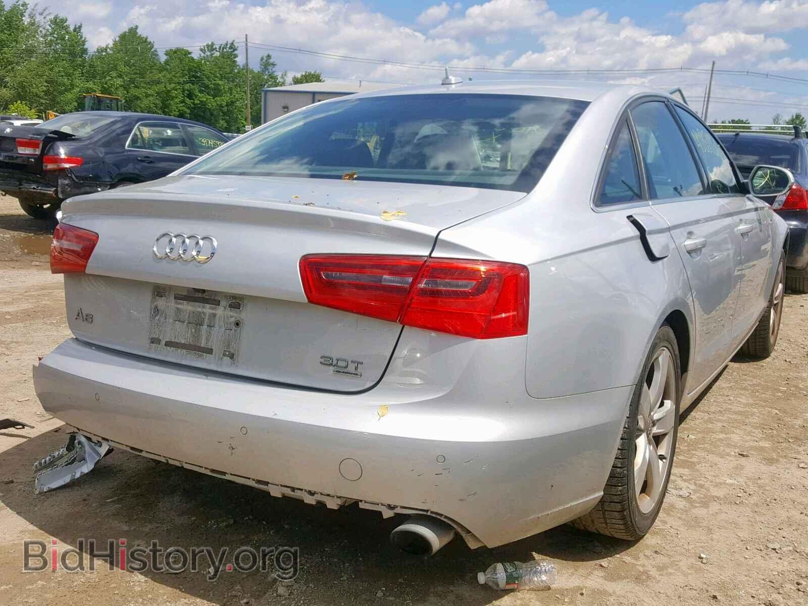 2012 AUDI A6 - VIN: WAUGGAFC5CN161272 - Фото 4