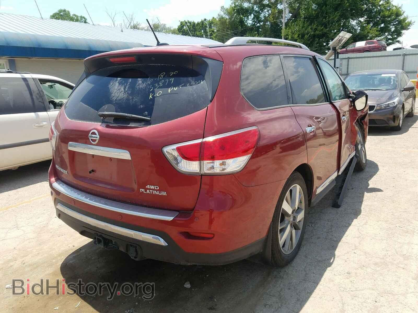 2014 NISSAN PATHFINDER - VIN: 5N1AR2MM6EC622235 - Фото 4