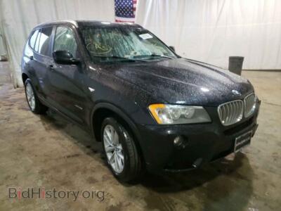 2014 BMW X3 X3 XDRIVE2, черный — VIN 5UXWX9C53E0D43900, Copart
