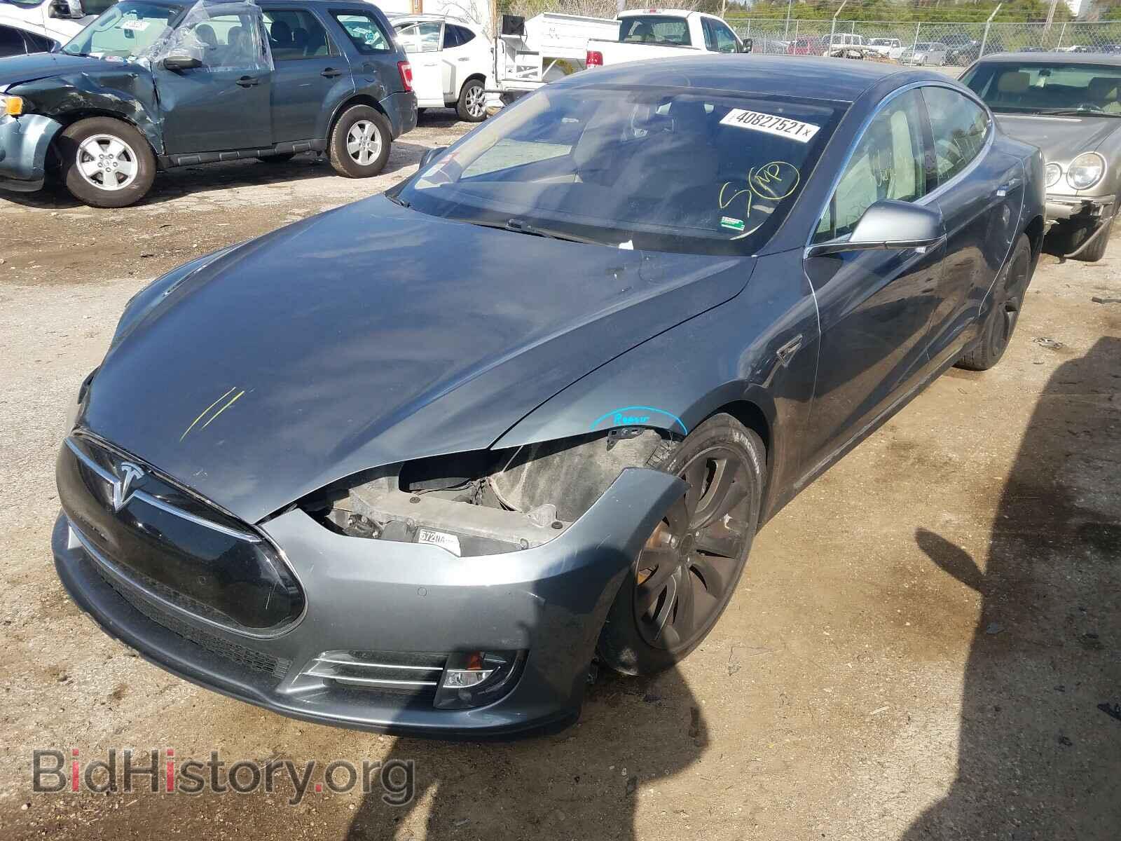 2014 TESLA MODEL S - VIN: 5YJSA1H18EFP35939 - Photo 2