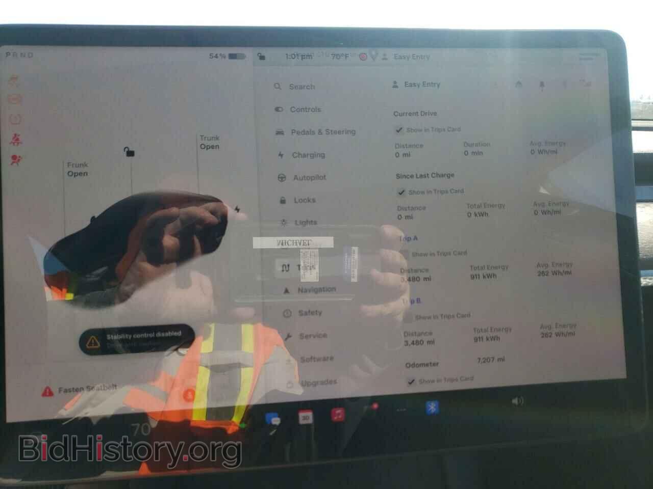 2022 TESLA MODEL 3 - VIN: 5YJ3E1EB7NF344450 - Фото 9