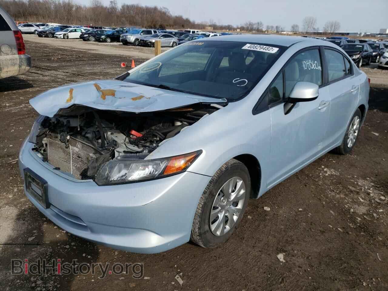 2012 HONDA CIVIC - VIN: 2HGFB2F5XCH559415 - Фото 2