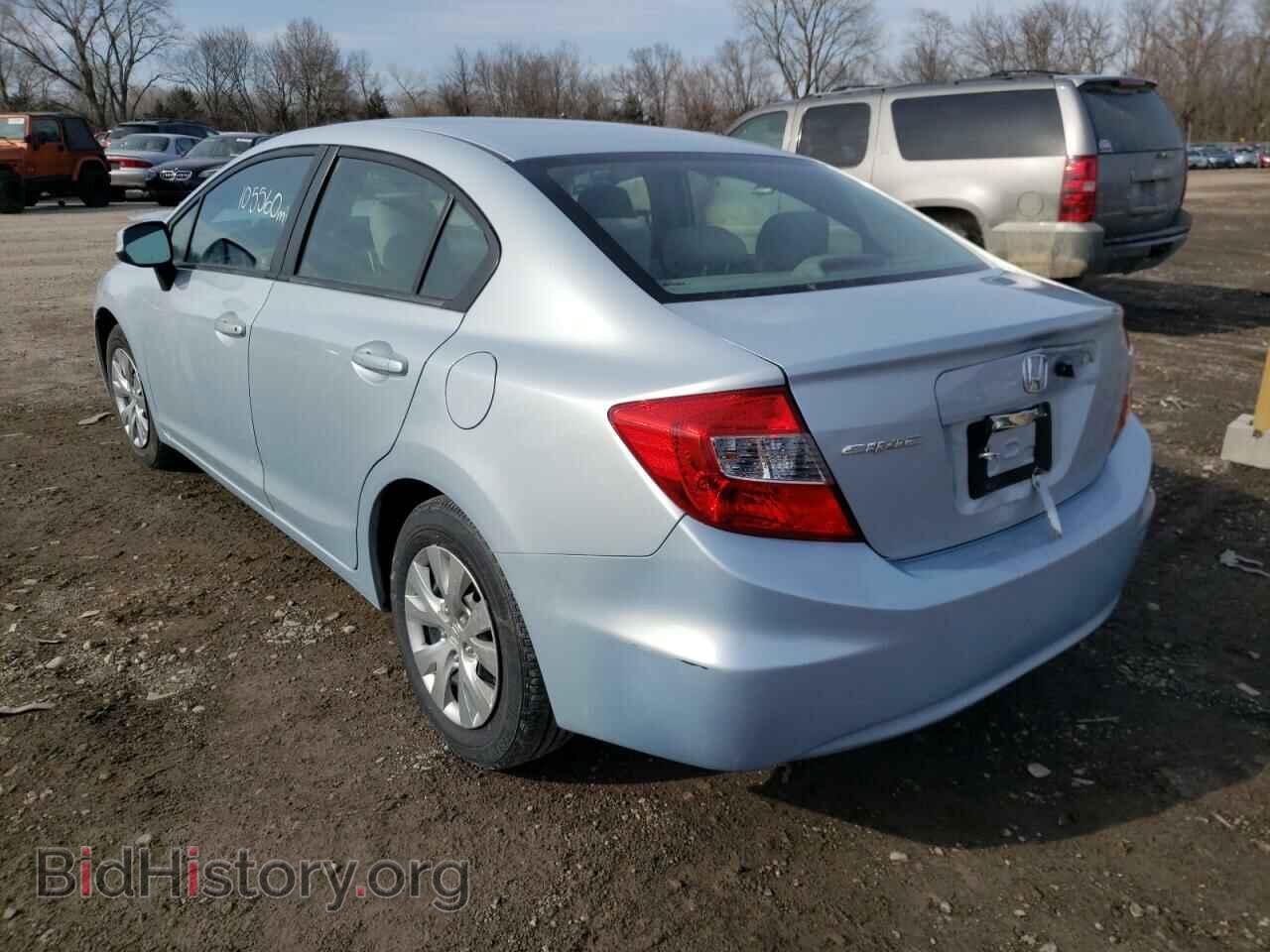 2012 HONDA CIVIC - VIN: 2HGFB2F5XCH559415 - Фото 3