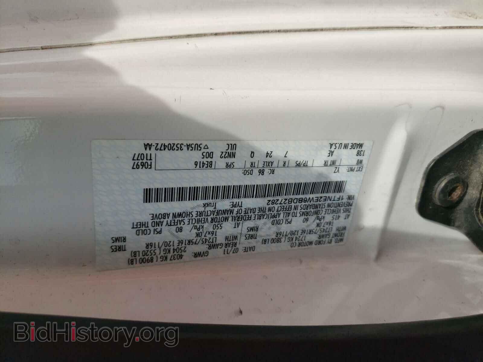 2011 FORD ECONOLINE - VIN: 1FTNE2EW6BDB27282 - Фото 10